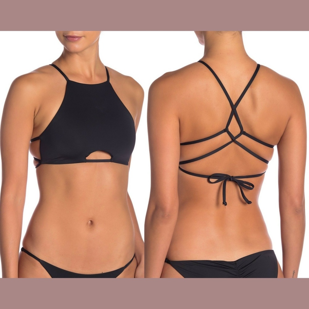 NWT $84 Arrow & Eve Carmella Self-Lined Reversible Bikini‎ Top [SZ Medium ]